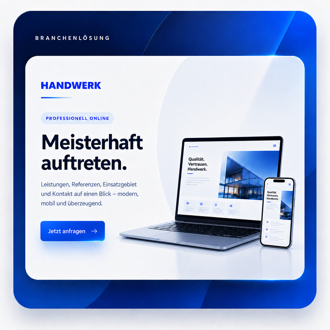 Premium Webdesign Branchenlösung