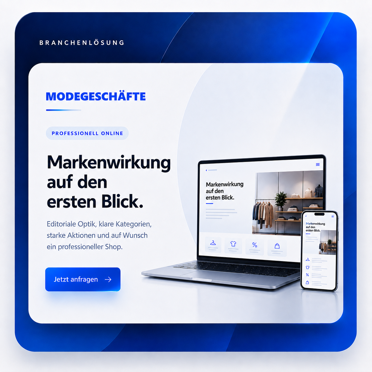 Premium Webdesign Branchenlösung