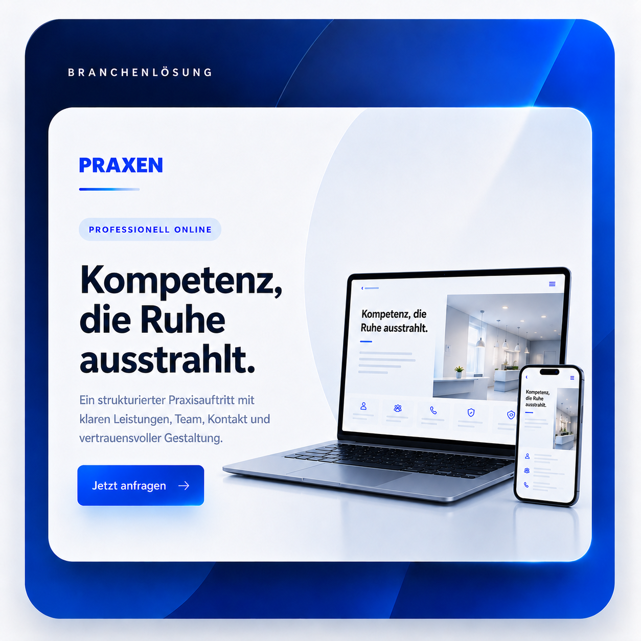 Premium Webdesign Branchenlösung