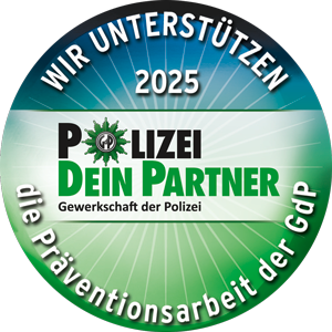 Wir unterstützen die Präventionsarbeit der Gewerkschaft der Polizei 2025