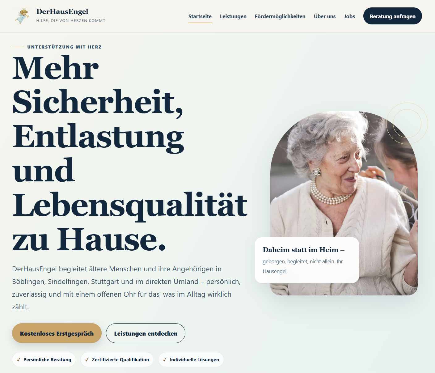 Startseite von derhausengel.de